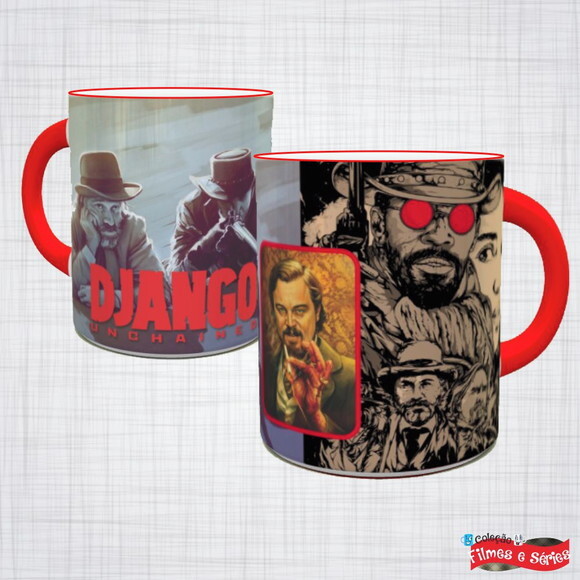 Caneca Porcelana filme Django Livre