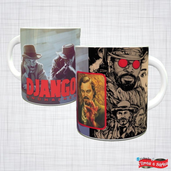 Caneca Porcelana filme Django Livre