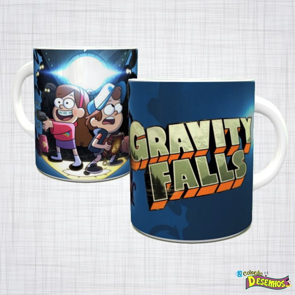 Caneca Porcelana Gravity Falls