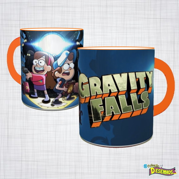 Caneca Porcelana Gravity Falls