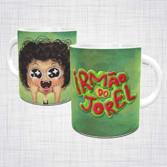 Caneca Porcelana irmão do jorel diversas cores