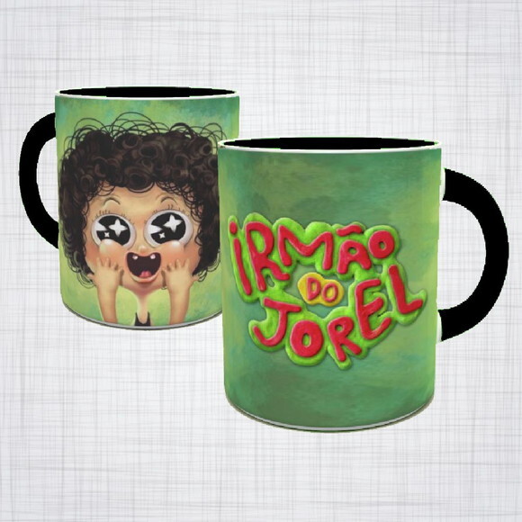 Caneca Porcelana irmão do jorel diversas cores