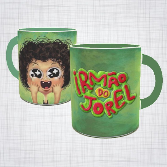 Caneca Porcelana irmão do jorel diversas cores