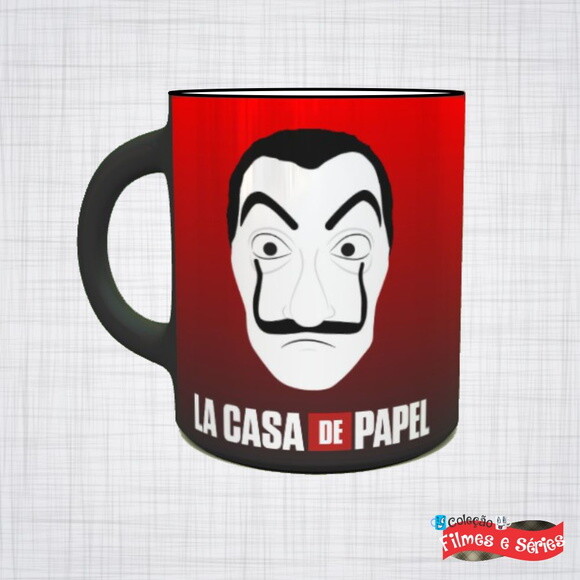 Caneca Porcelana la casa de papel