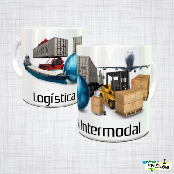 Caneca Porcelana Logística Intermodal