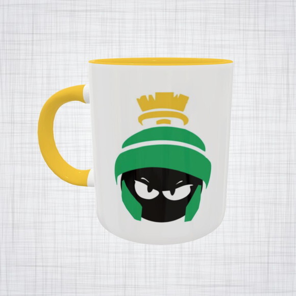 Caneca Porcelana Marvin, o Marciano Looney Tunes
