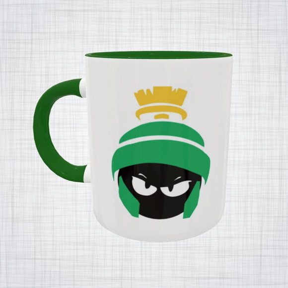 Caneca Porcelana Marvin, o Marciano Looney Tunes