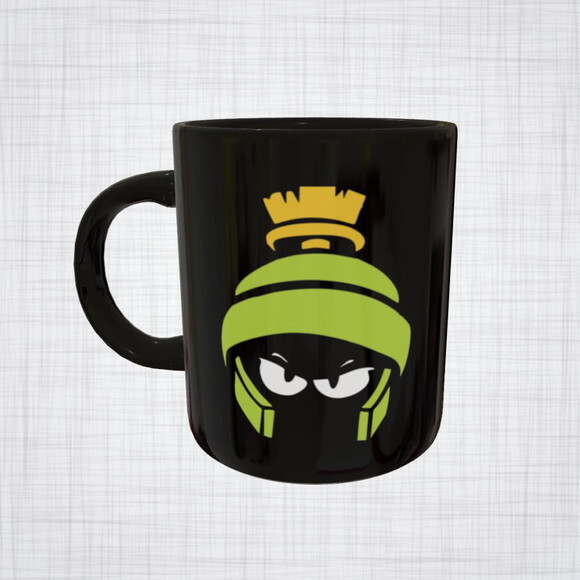 Caneca Porcelana Marvin, o Marciano Looney Tunes