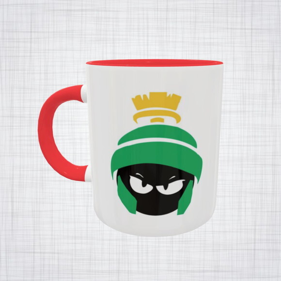 Caneca Porcelana Marvin, o Marciano Looney Tunes