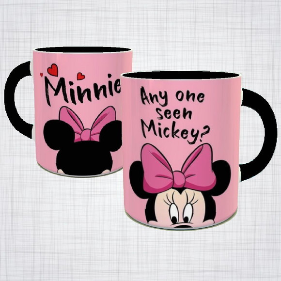 Caneca Porcelana Minnie disney