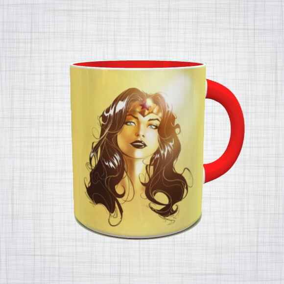 Caneca Porcelana Mulher Maravilha