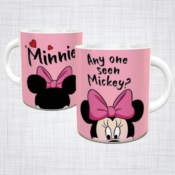 Caneca Porcelana Minnie disney