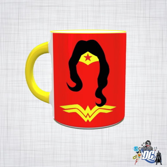 Caneca Porcelana Mulher Maravilha