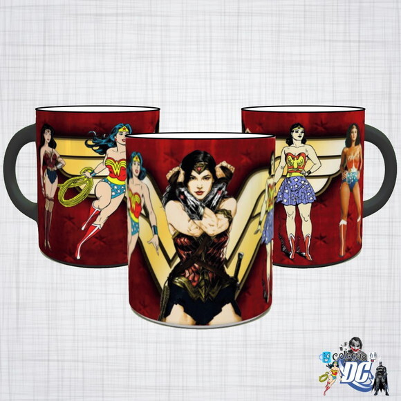 Caneca Porcelana Mulher Maravilha