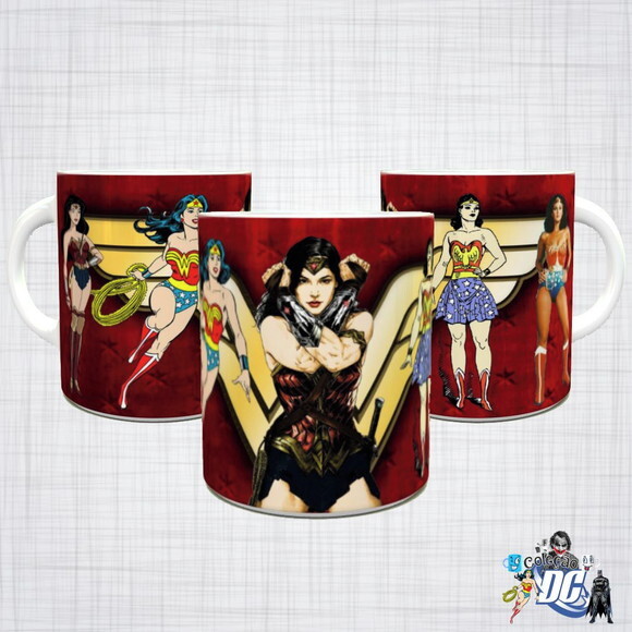 Caneca Porcelana Mulher Maravilha