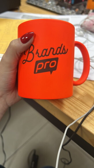 Caneca Porcelana Neon Fluorescente Personalizada