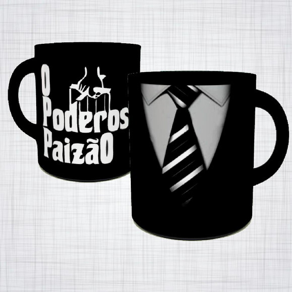 Caneca Porcelana Pai Dia Dos Pais o poderoso paizão