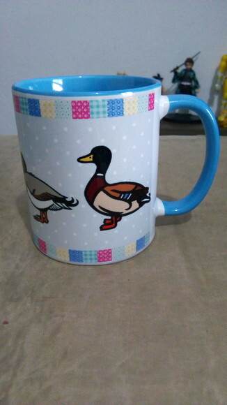 Caneca Porcelana pato