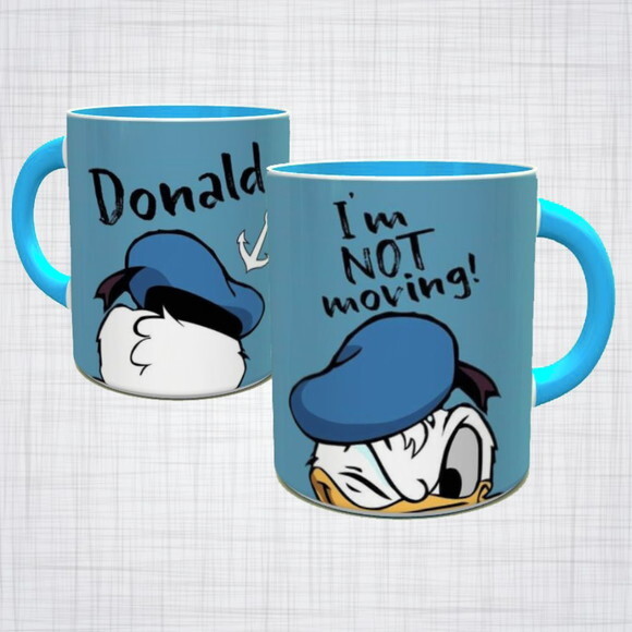 Caneca Porcelana Pato Donald disney