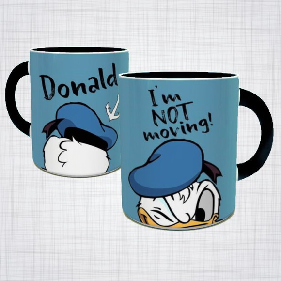 Caneca Porcelana Pato Donald disney