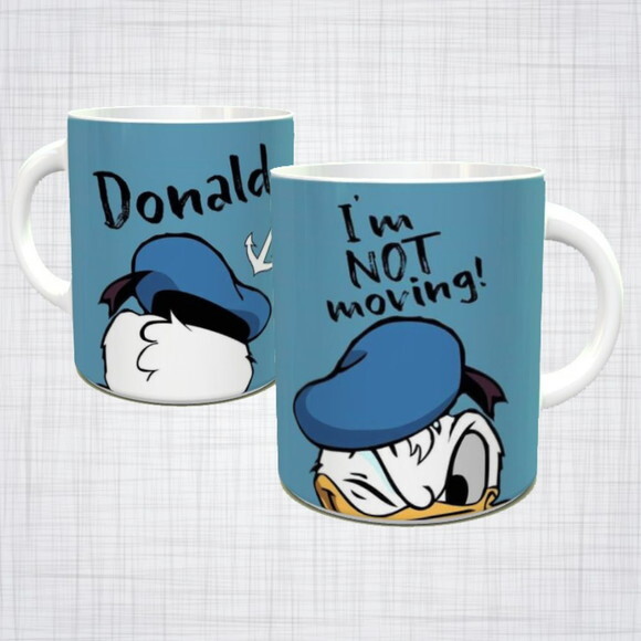 Caneca Porcelana Pato Donald disney
