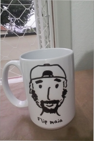 Caneca Porcelana personalizada branca 400 ml