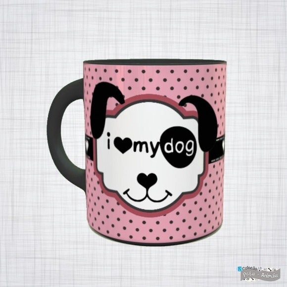 Caneca Porcelana pet cachorro raça boxer