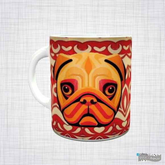 Caneca Porcelana pet PUG
