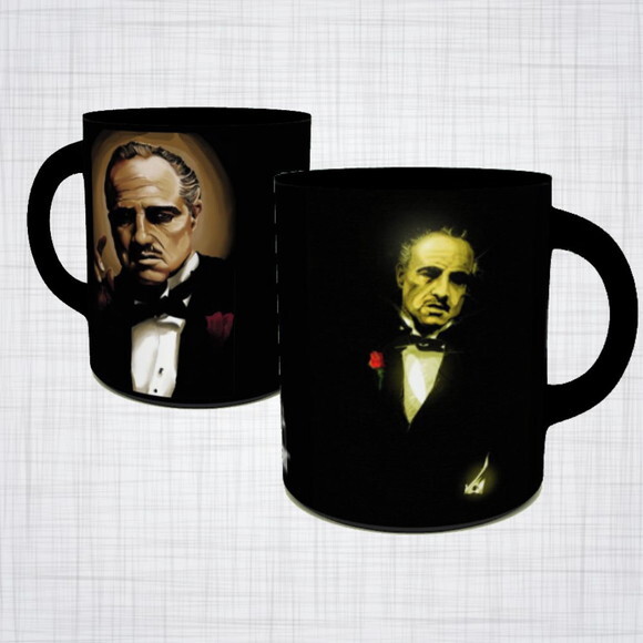 Caneca Porcelana poderoso chefão don corleone marlon brando