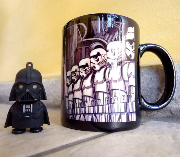 Caneca Porcelana Preta Personalizada 325 Ml