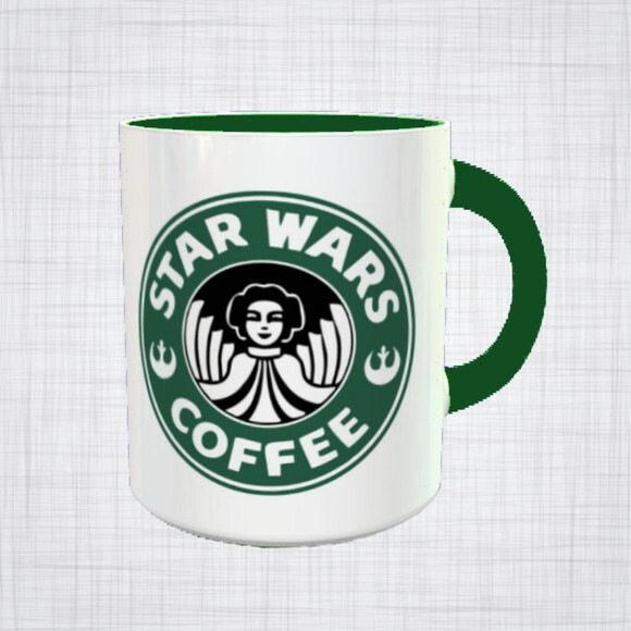 Caneca Porcelana Princesa Leia Star Wars Starbucks