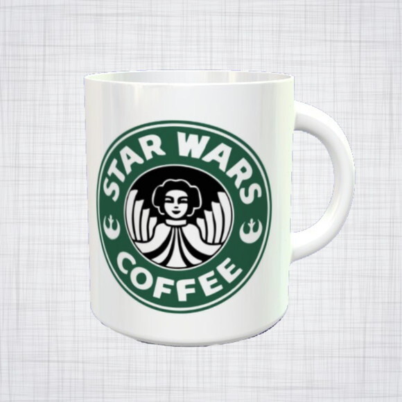 Caneca Porcelana Princesa Leia Star Wars Starbucks
