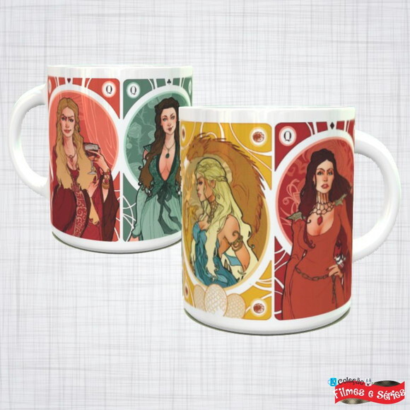 Caneca Porcelana Série Game of thrones