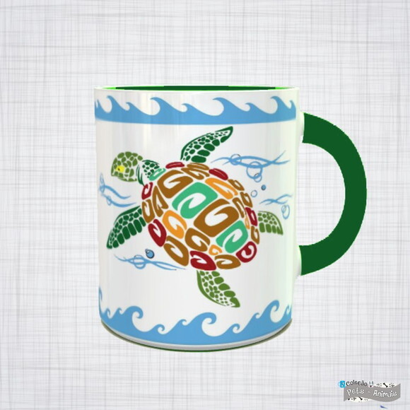 Caneca Porcelana tartaruga marinha