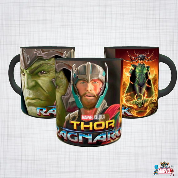 Caneca Porcelana THOR RAGNAROK filme marvel