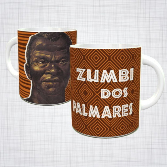 Caneca Porcelana Zumbi dos Palmares