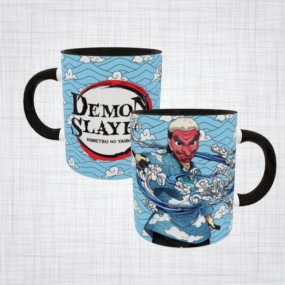 Caneca Sakonji Urokodaki Demon Slayer Kimetsu no Yaiba