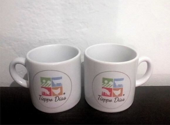 Caneca Xícara Café Porcelana Branca 100 ml Personalizada