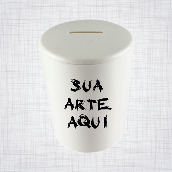 Cofrinho Plástico Polímero Personalizado