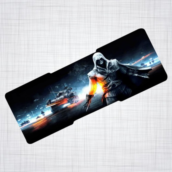 Mousepad gamer personalizado neoprene 28x75 cm