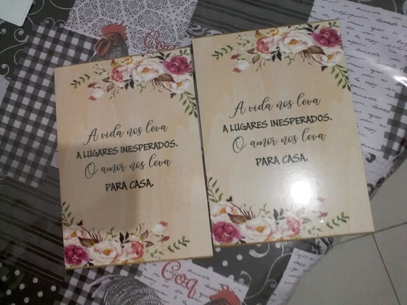 Placa Decorativa mdf 15x20 cm Personalizada