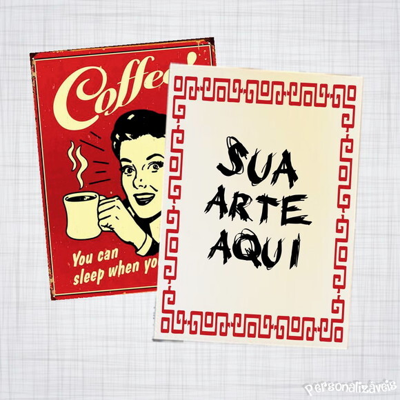 Placa Decorativa mdf 20x28 cm Personalizada