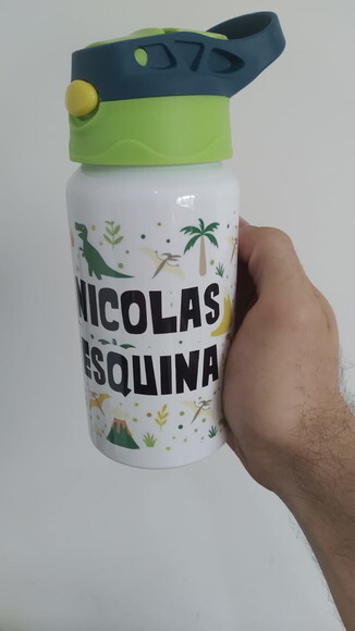 Squeeze Alumínio Infantil Bico Automático Personalizado