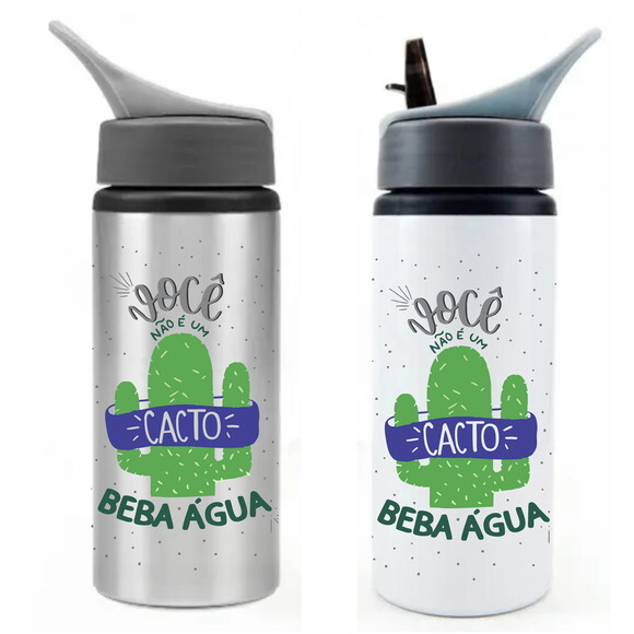 squeeze alumínio nike 600 ml voce nao e cacto beba agua