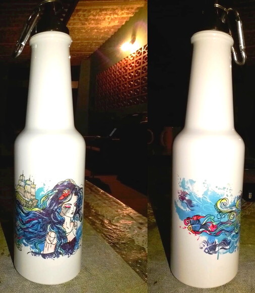 Squeeze Garrafa Alumínio Long Neck Personalizado 600 Ml