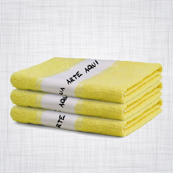 Toalha de Banho 1,25m x 70 cm Diversas Cores Personalizada