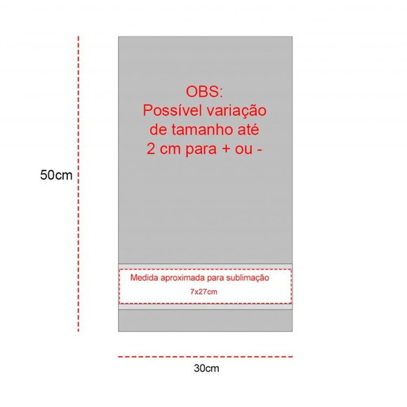 Toalha Lavabo 50x30 cm Diversas Cores Personalizada