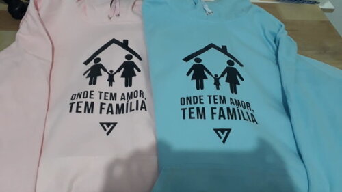 Blusa Moletom Canguru Personalizado Colorido
