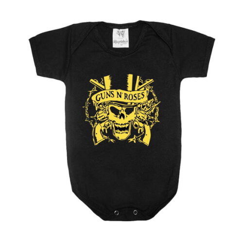 Body bebe infantil preto Banda Guns N' Roses Rock