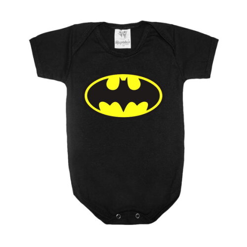 Body bebe infantil preto do Batman DC